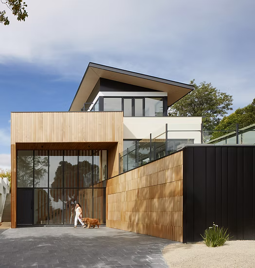 Landscaping project enhancing home's curb appeal and exterior features